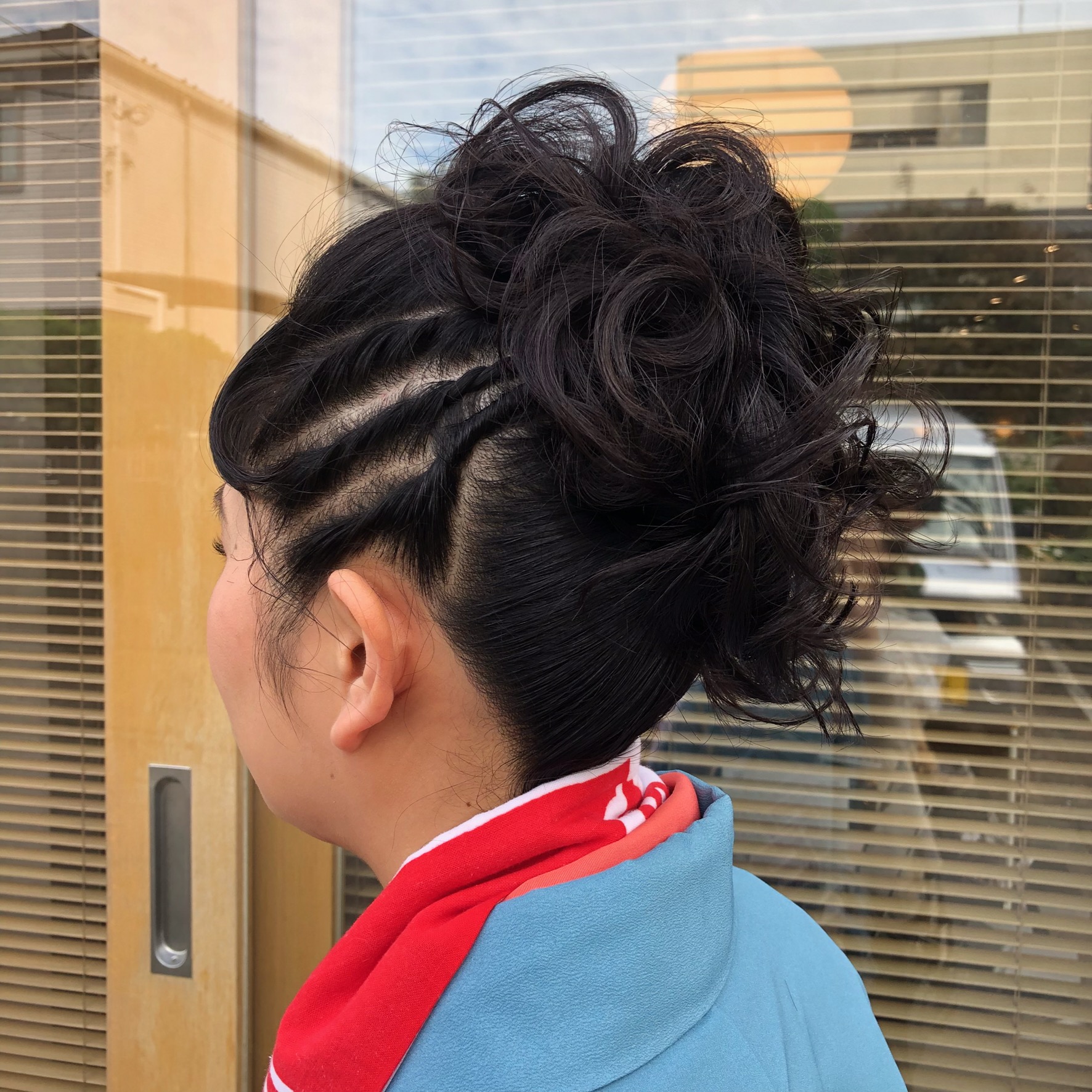 川越まつりヘアセット 滝瀬